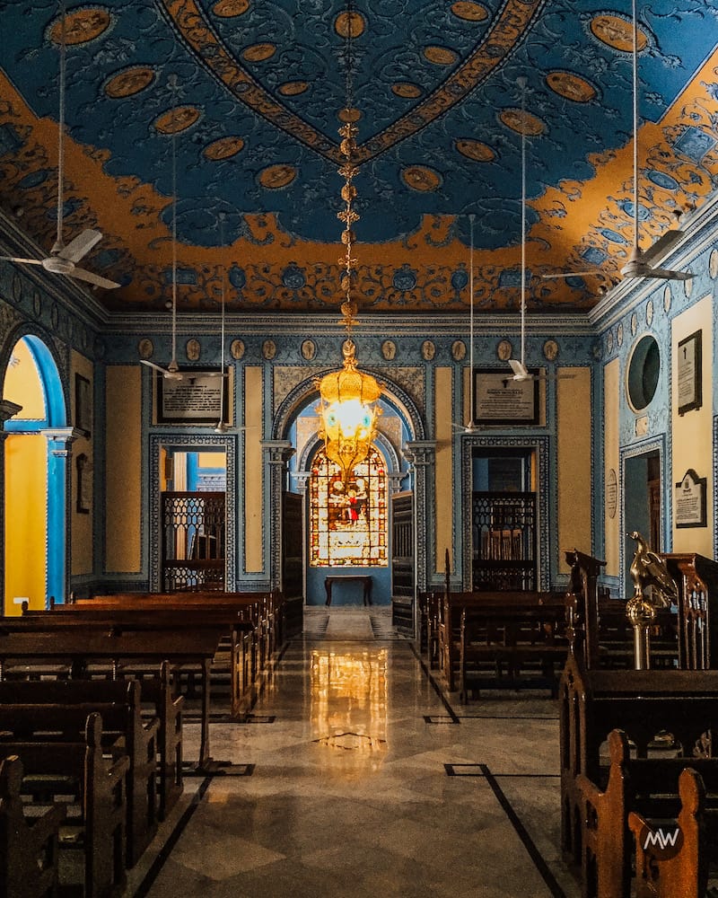 Inside Church at La Martiniere
