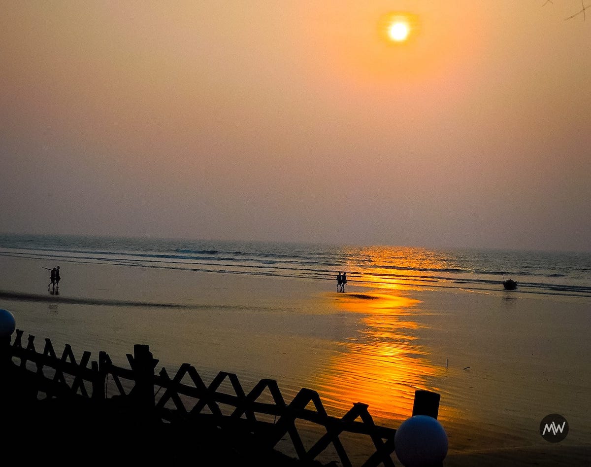 Sunset at Mandarmani Beach