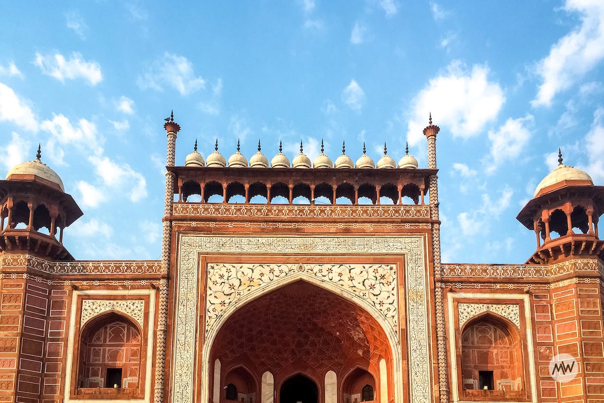 the great gate or darwaza-i-rauza at the taj mahal virtual tour