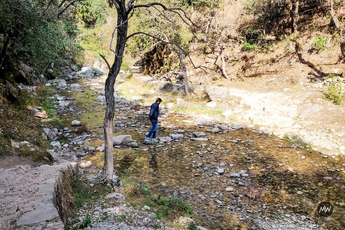 Mukteshwar Dham: My Travel Story of Quest to Attain Salvation 9 Following the trail through hilly streams to the waterfalls - Mukteshwar Dham