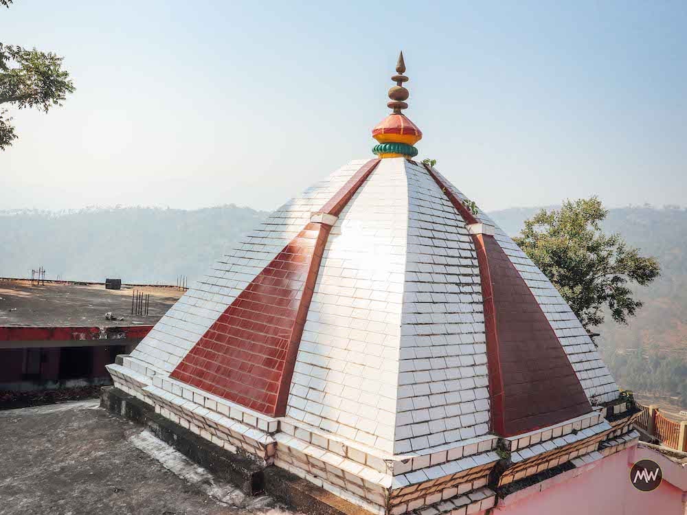 The top of Kot Bhramari Devi temple