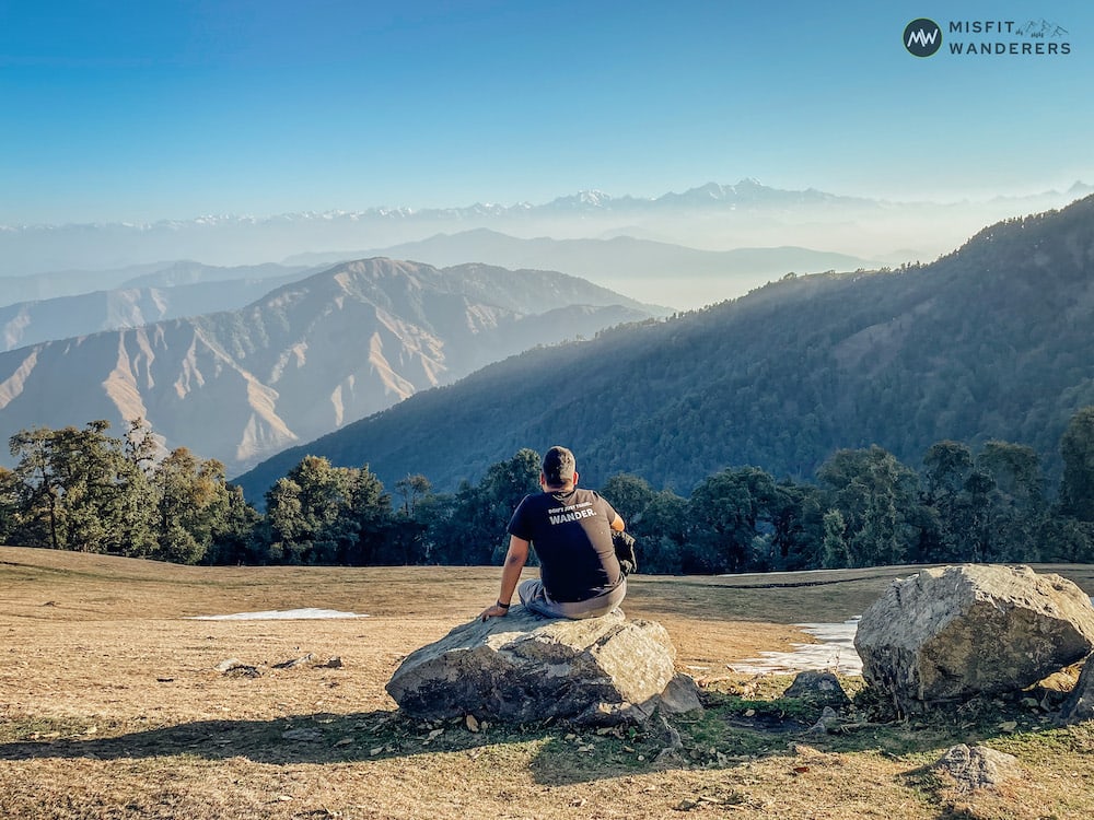 1 km before Summit - Nag Tibba Trek