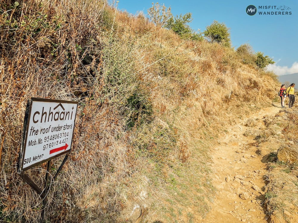 Rocks on the trek route of Nag Tibba