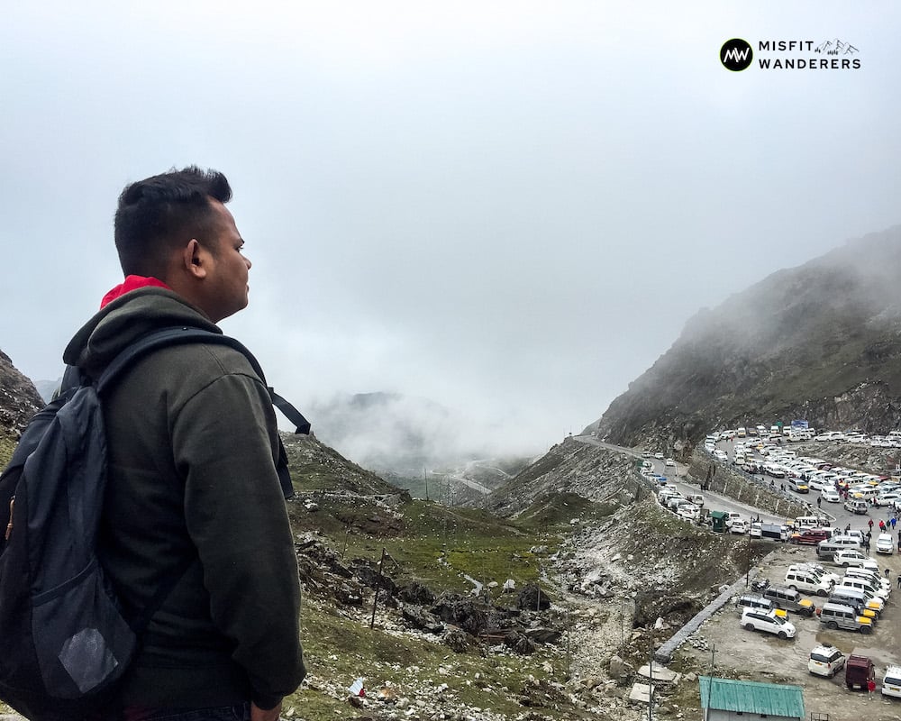 Nathula Pass — Me Looking at the beauty of Nature - #1 places to visit in Gangtok