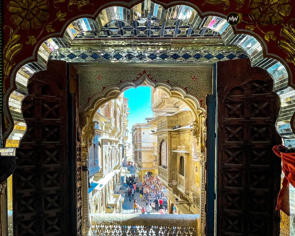 View from Mirror Palace in Patwo ki haveli — Jaisalmer Places to Visit