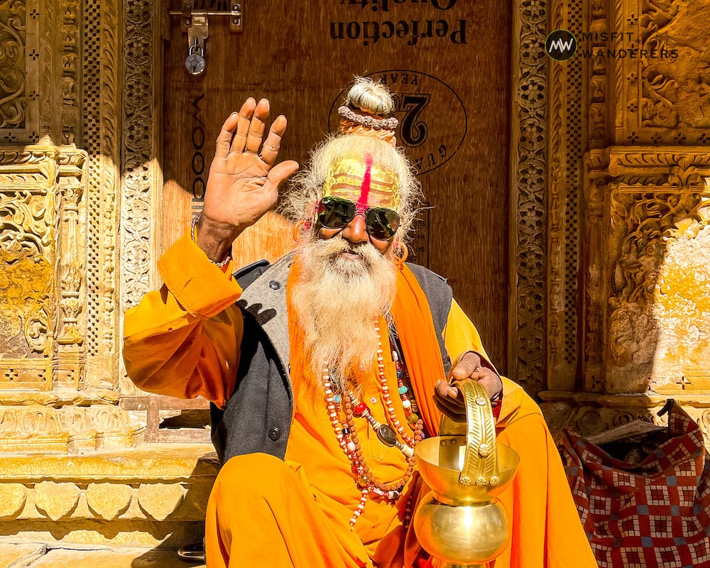 an indian monk in jaisalmer — Jaisalmer Places to Visit